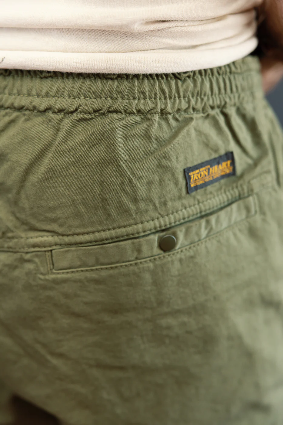 IH-729-OLV- Cotton Easy Shorts - Olive - Image 19