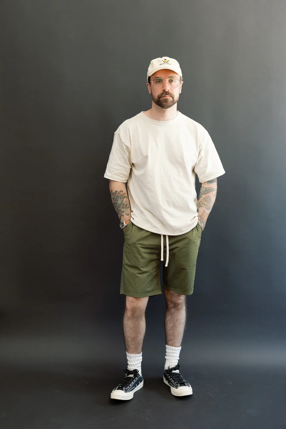 IH-729-OLV- Cotton Easy Shorts - Olive - Image 6