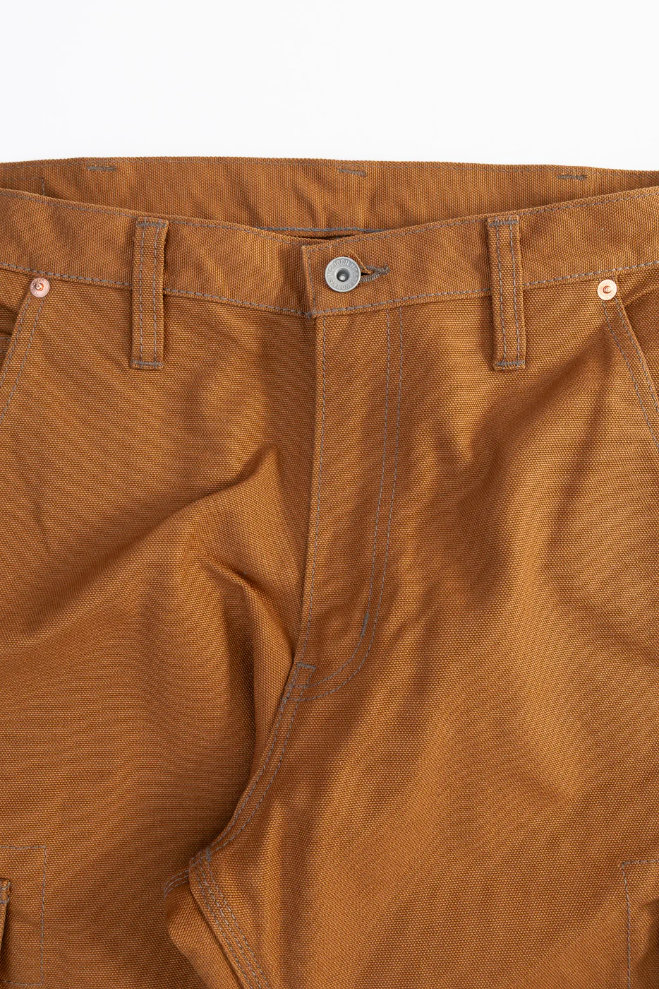 IH-734-BRN - 17oz Duck Cargo Pants - Brown - Image 2
