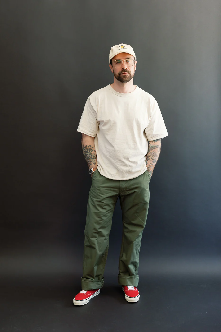 IH-746-GRN - 8oz Ripstop Wide Work Pants - Army Green - Image 7