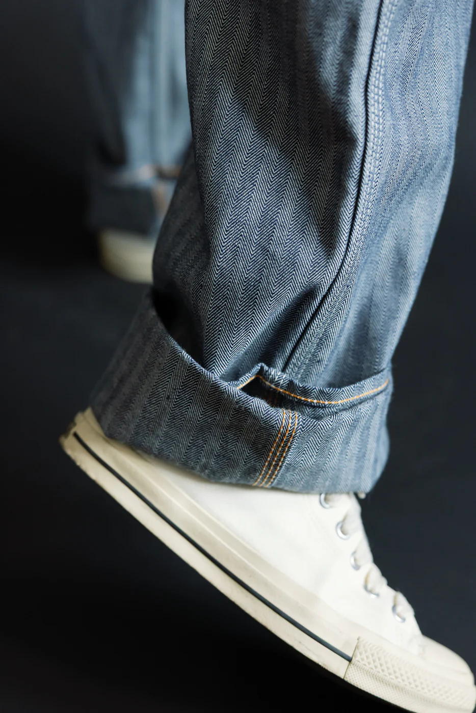 IH-830-IND - 10.5oz Herringbone Painter’s Pants - Indigo - Image 22