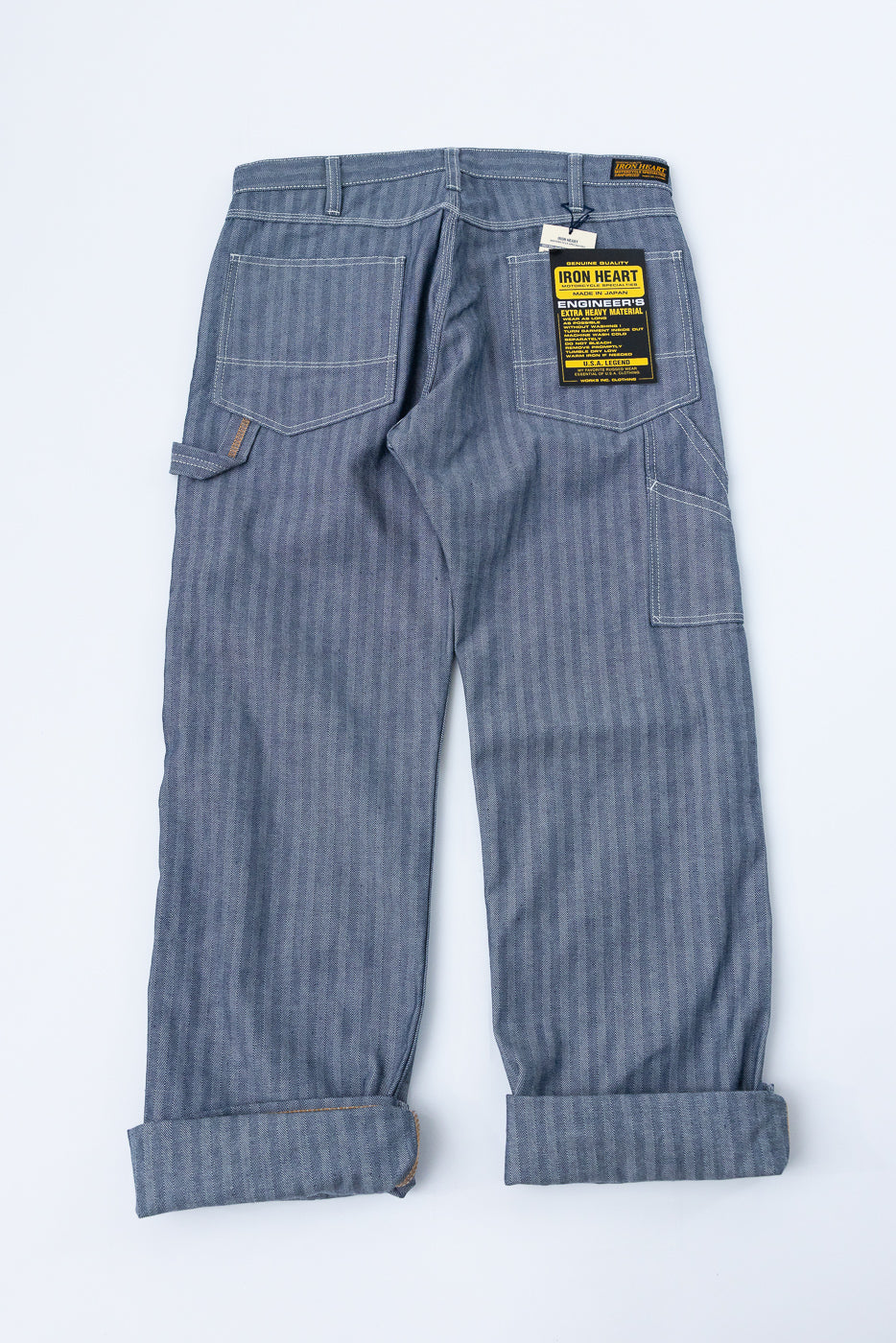 IH-830-IND - 10.5oz Herringbone Painter’s Pants - Indigo - Image 7