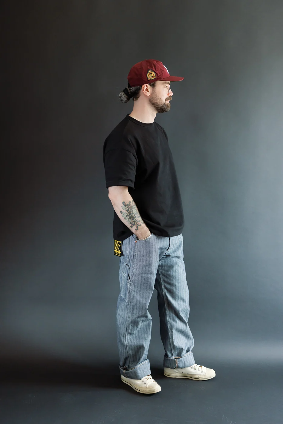 IH-830-IND - 10.5oz Herringbone Painter’s Pants - Indigo - Image 9