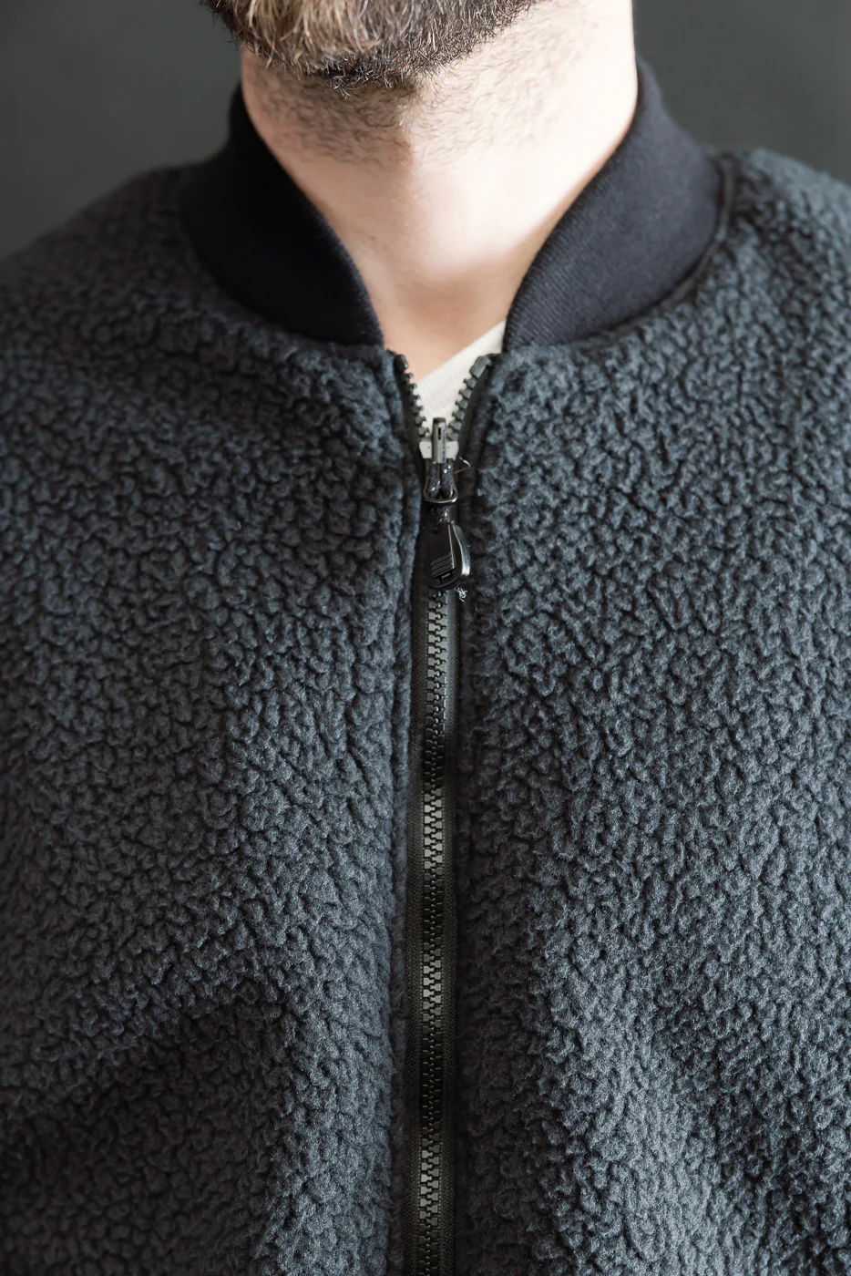 IHJ-157-BLK - Reversible Fleece Jacket - Black - Image 14