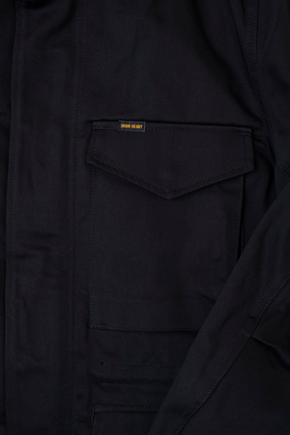 IHM-27-BLK - Sateen M65 Field Jacket - Black - Image 4