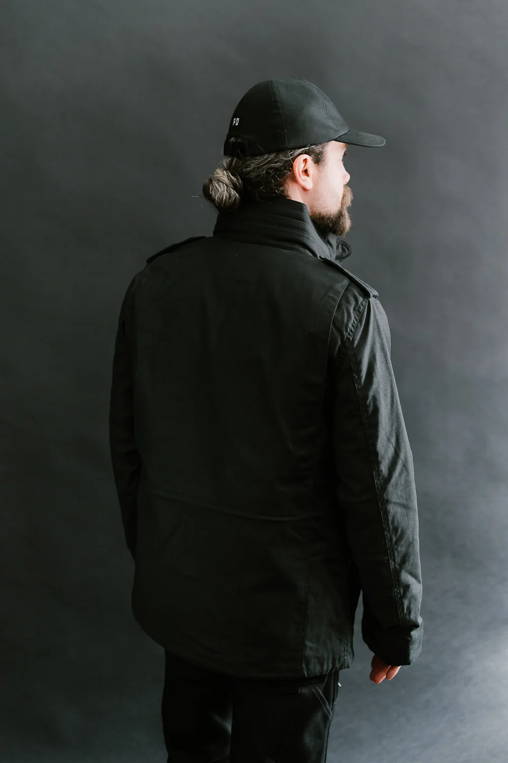 IHM-41-BLK - Quilt Lining M65 Field Jacket - Black - Image 14