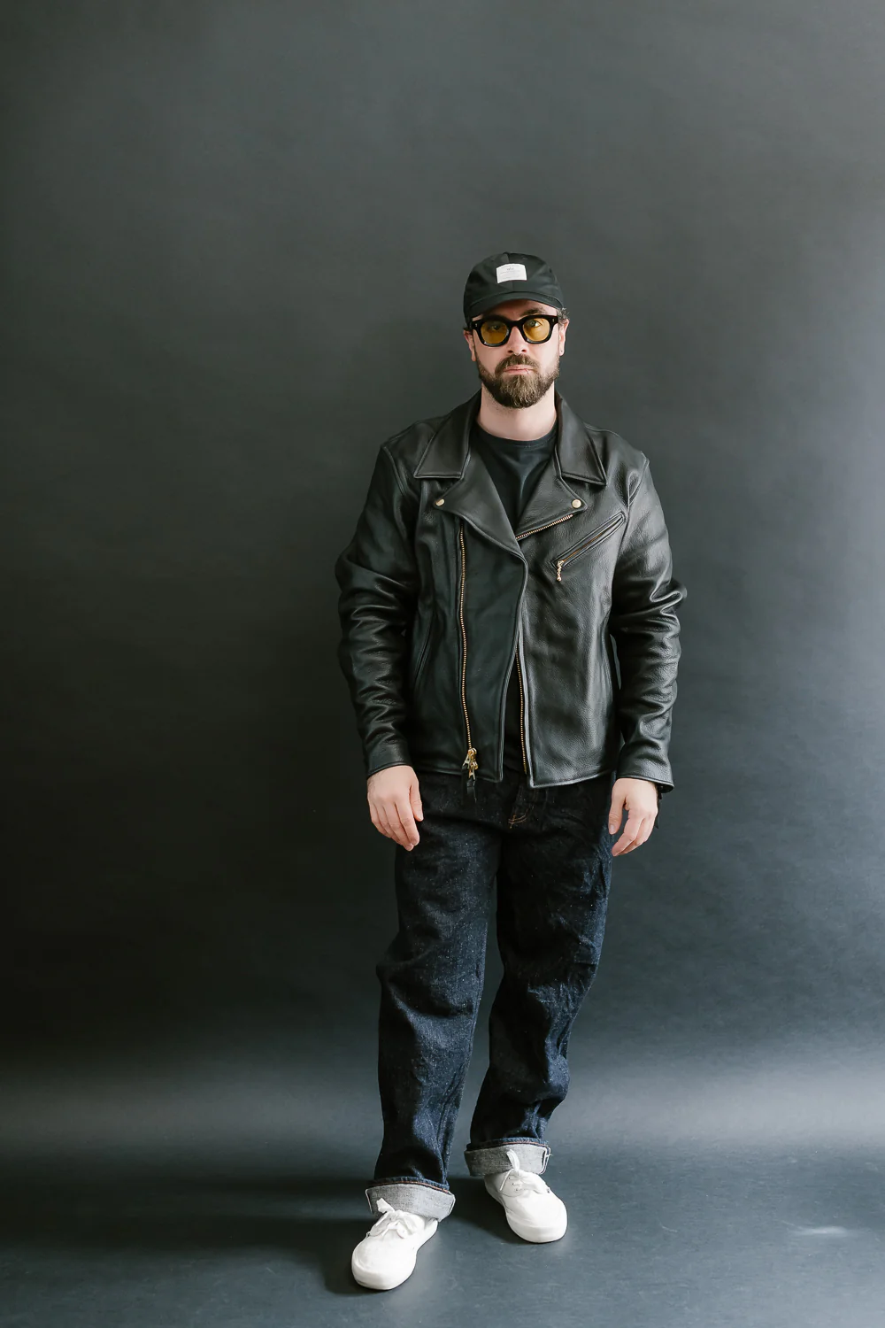 IHSB-PAC-BLK - Iron Heart X Simmons Bilt Deerskin Pacific Rider's Jacket - Black - Image 10