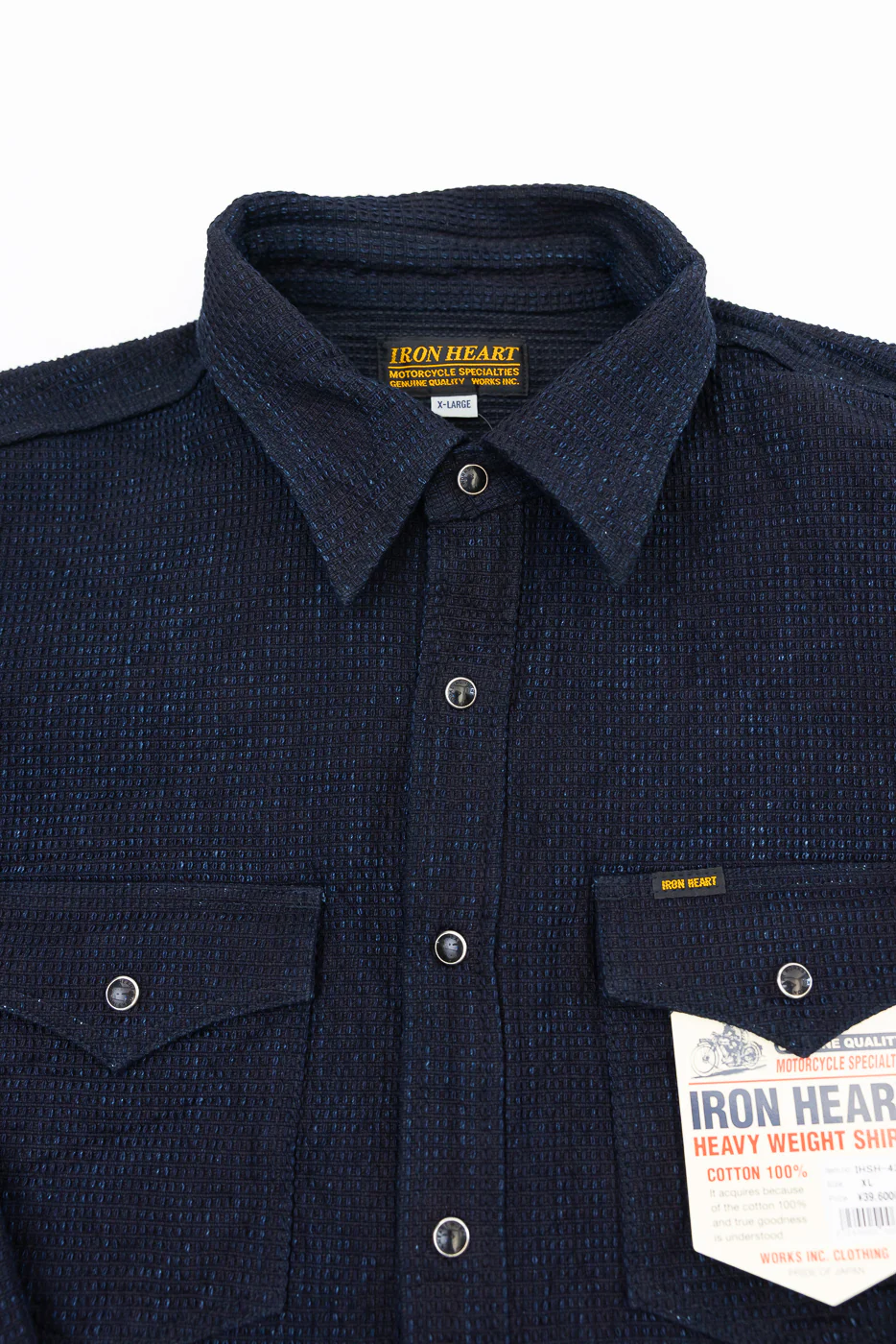 IHSH-437-IND - 13.5oz Dobby Cloth CPO Shirt - Indigo - Image 2