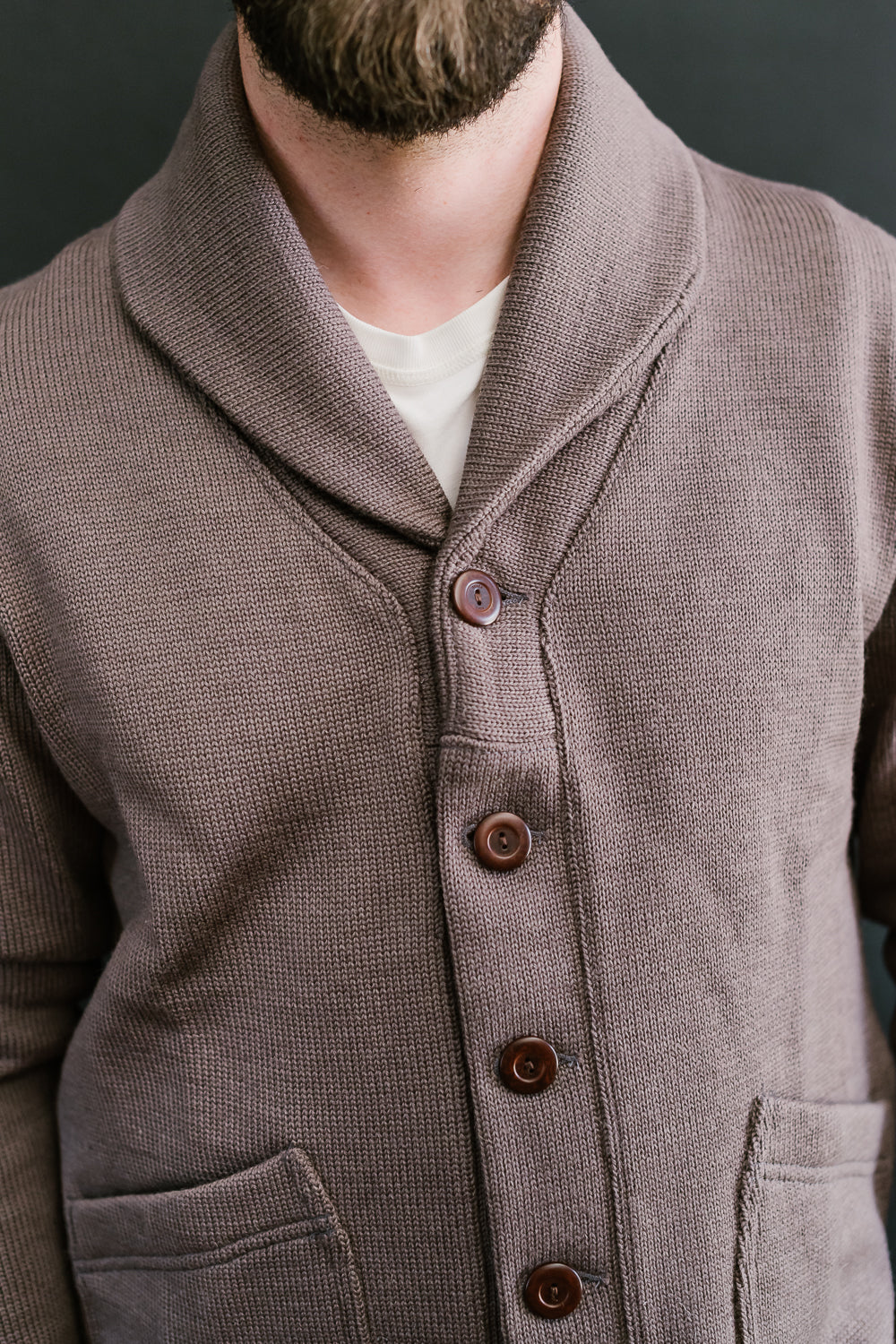 James Dant x Dehen - Shawl Sweater Coat 2.0 - Smoke, Charcoal - Image 20