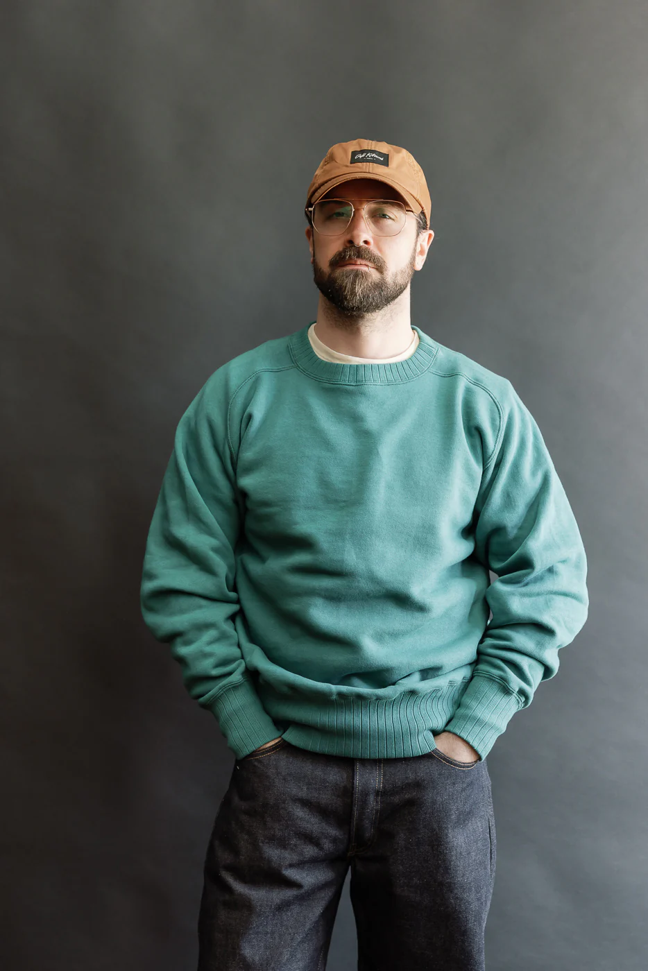 JG-CS24 - The Albert Sweat - Blue Green - Image 8