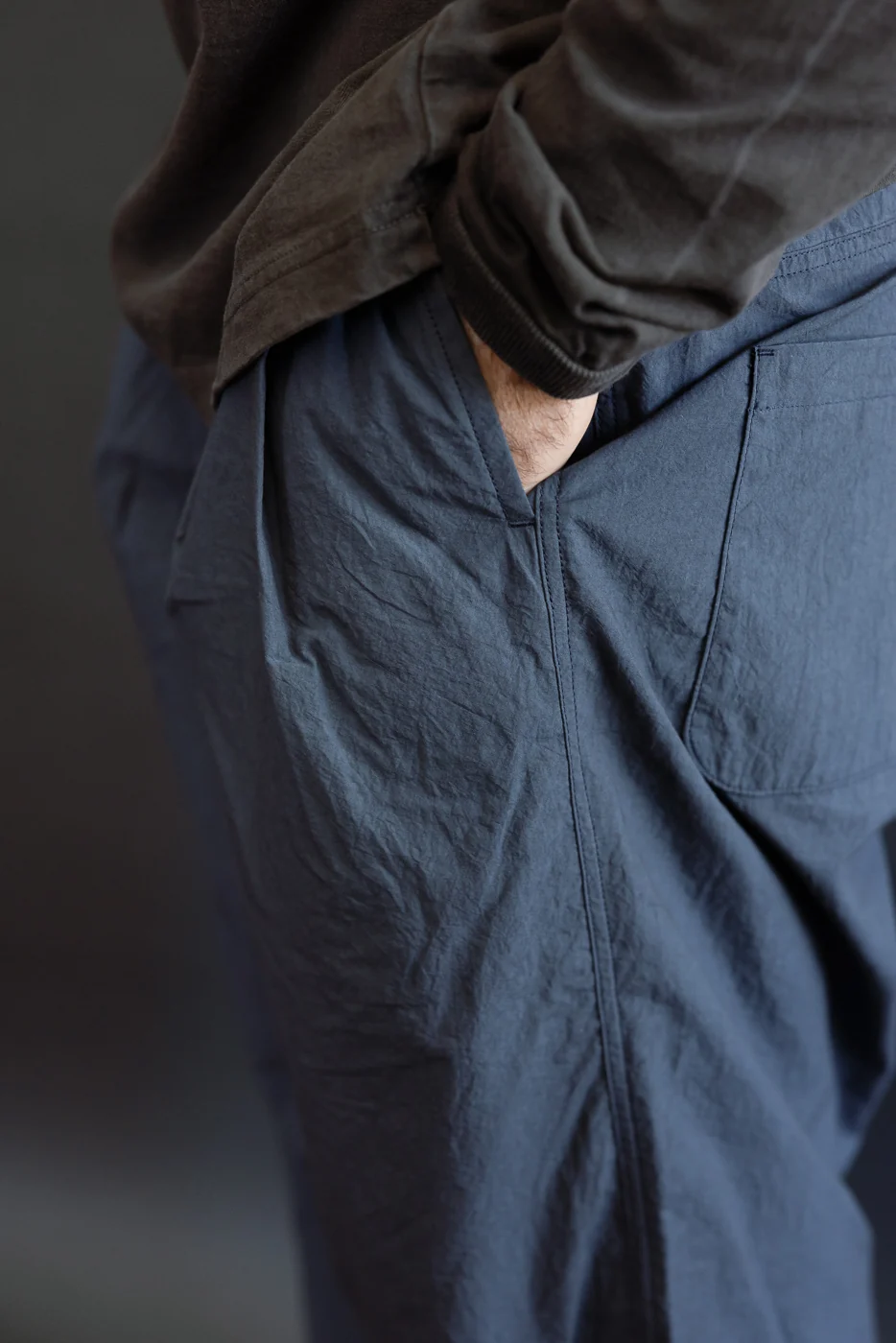 JM4543 - Tenpi Baggy Trouser - 280 Iron Navy - Image 20