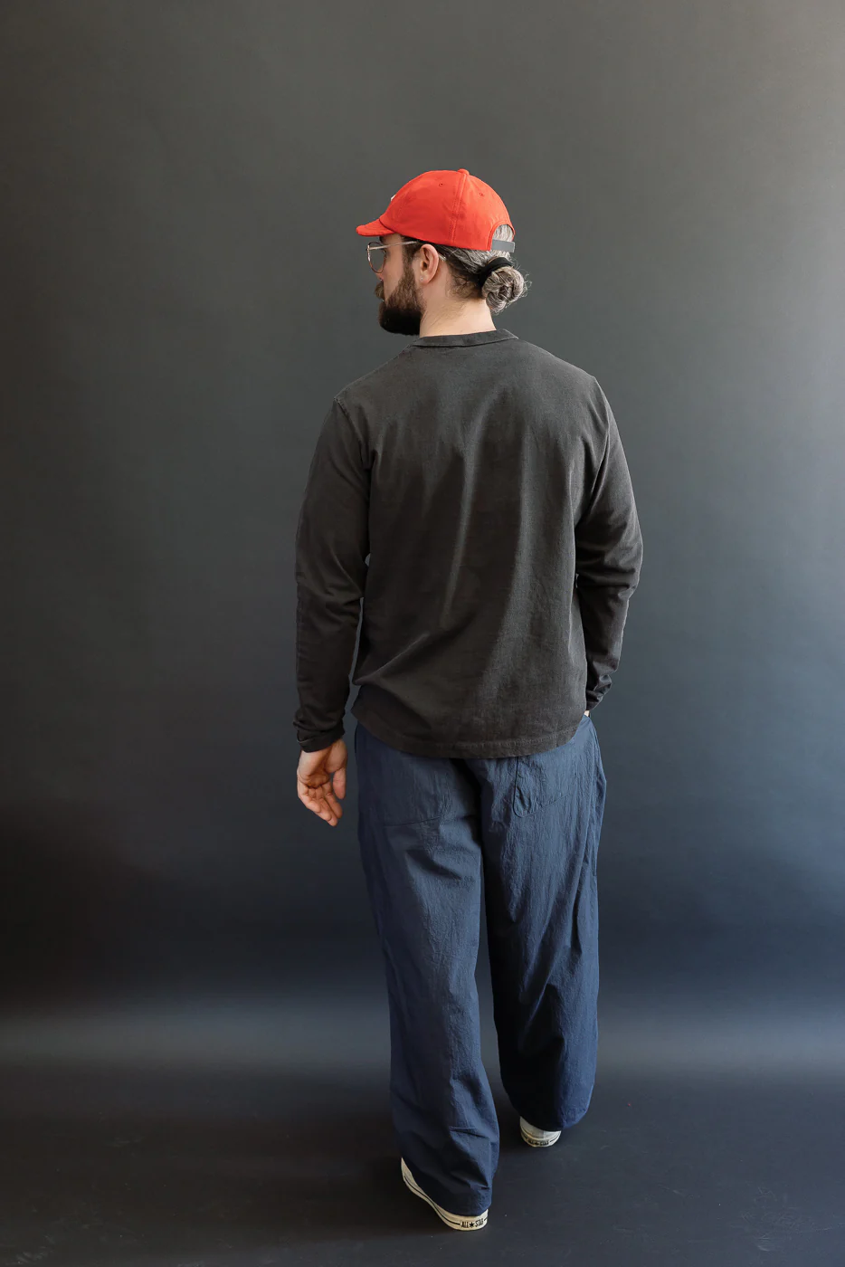 JM4543 - Tenpi Baggy Trouser - 280 Iron Navy - Image 9