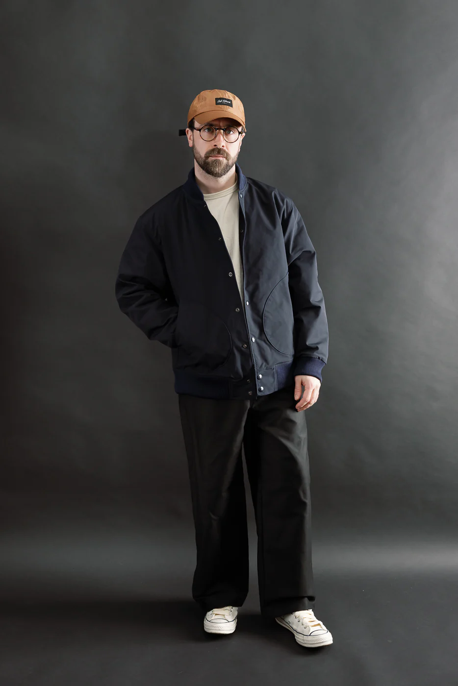 JM4586 - OM Baggy Moleskin Trouser - 107 Black - Image 7