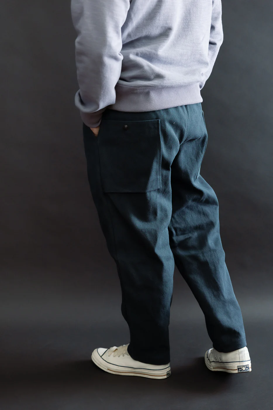 JM4623 - Sashiko Ump Pants - 280 Iron Navy - Image 13