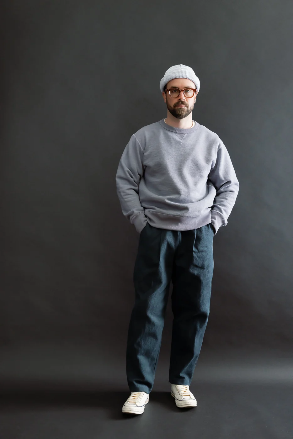 JM4623 - Sashiko Ump Pants - 280 Iron Navy - Image 7