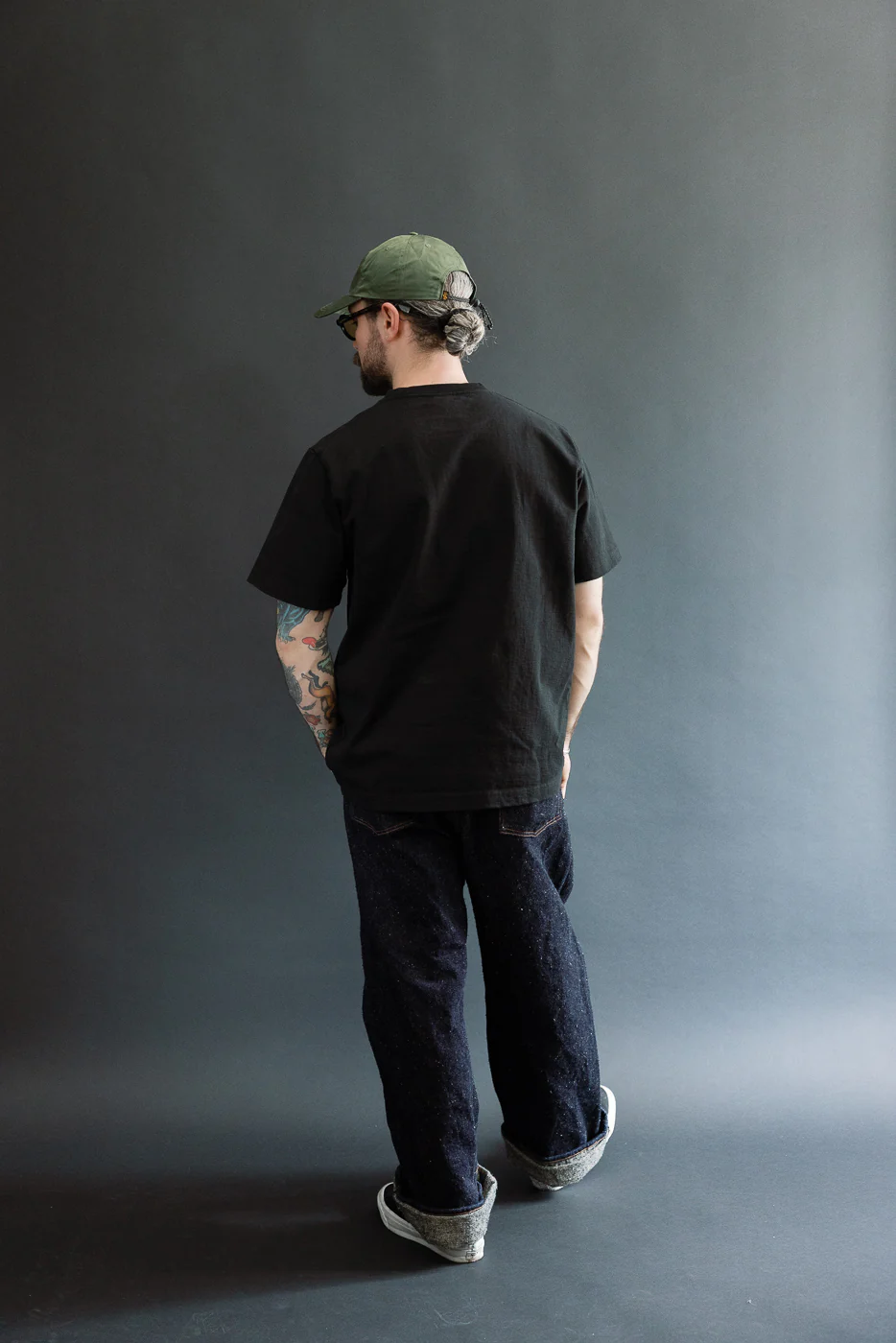 JM5444 - Dotsume T-Shirt - 07 Black - Image 7