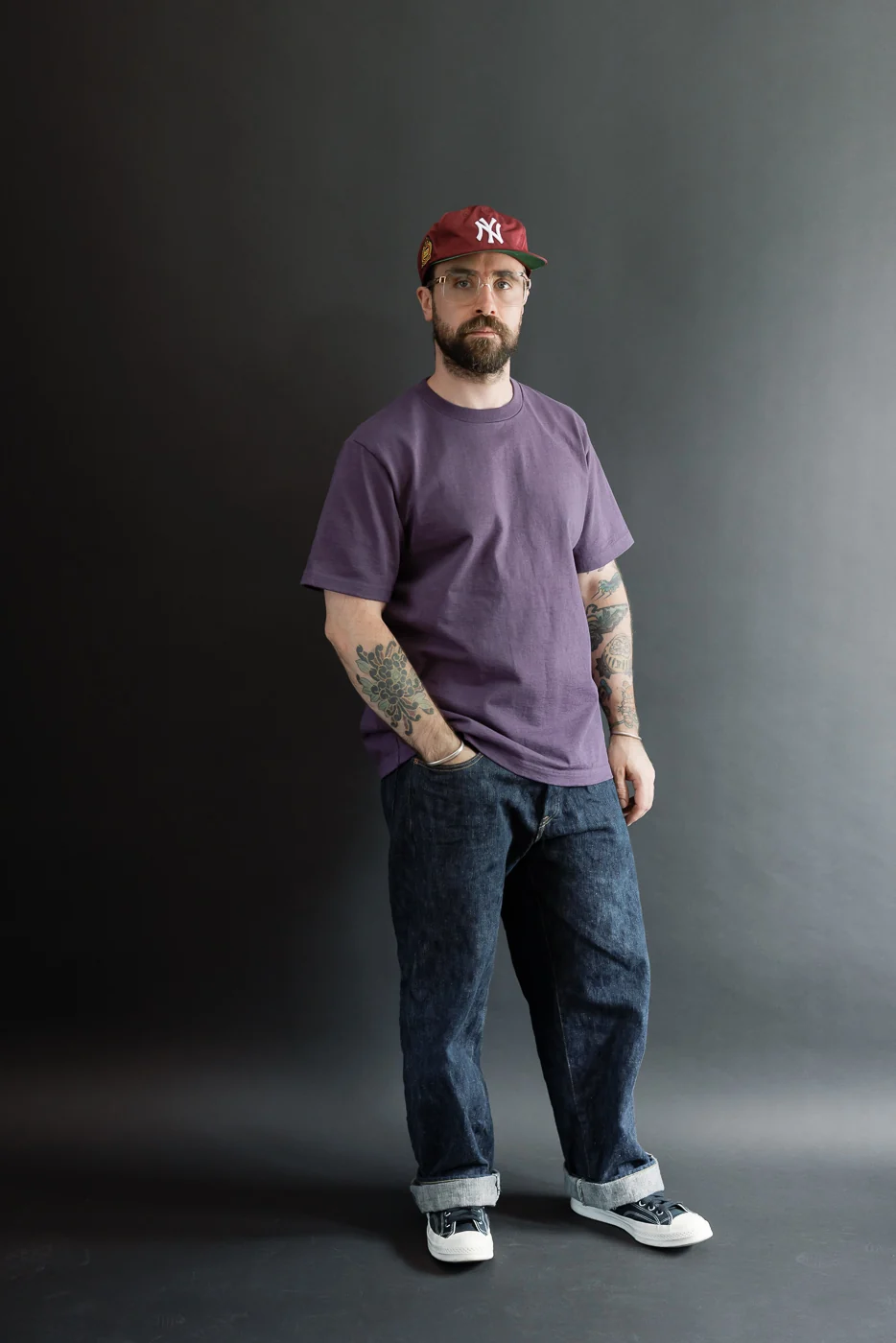 JM5444 - Dotsume T-Shirt - 258 Grape - Image 6