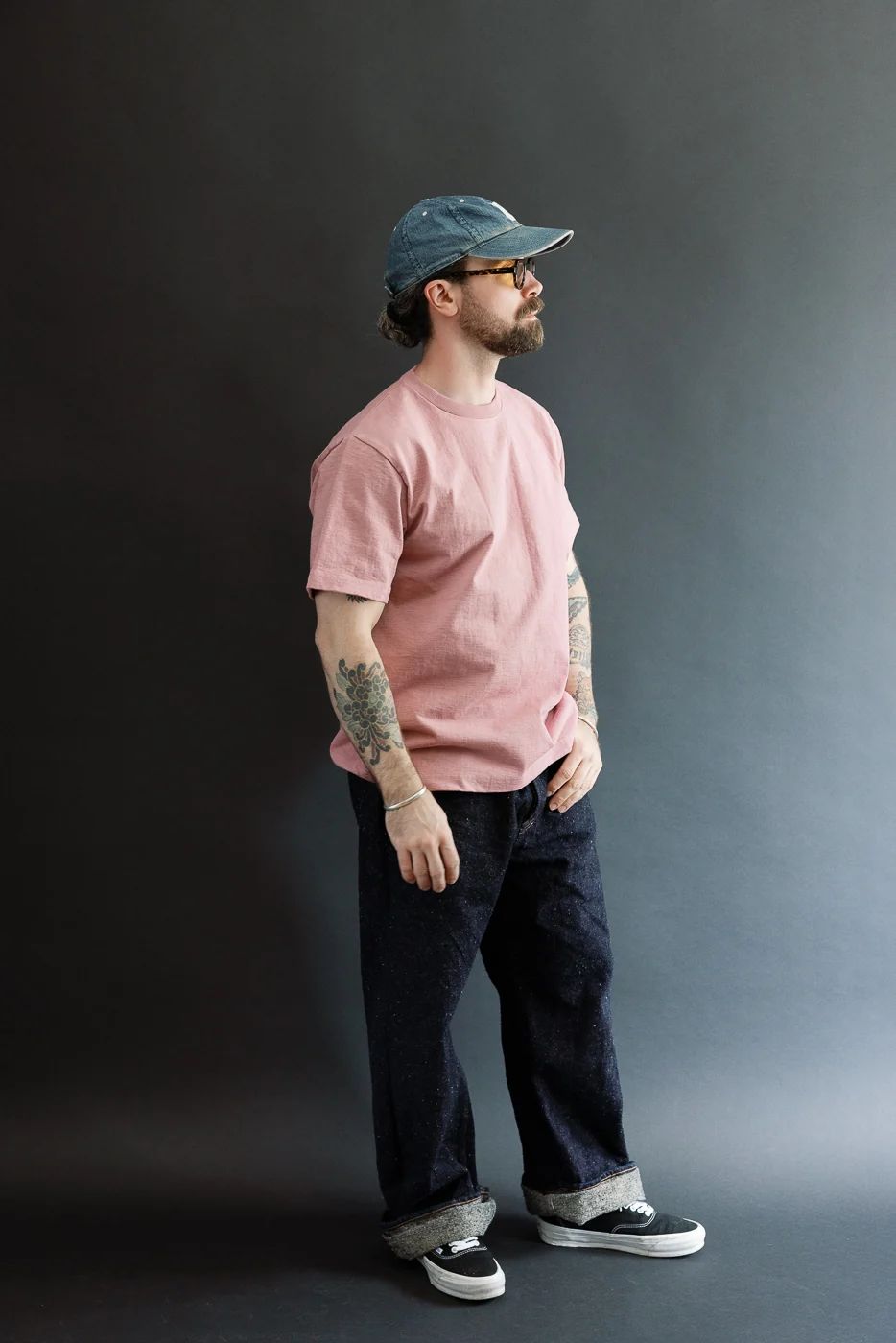 JM5444 - Dotsume T-Shirt - 448 Old Raspberry - Image 6