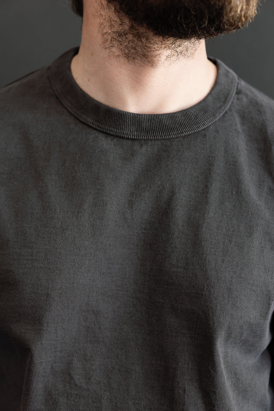 JM5530PD - Lead-Off Pigment Dyed LS T-Shirt - 207 Fade Black - Image 14