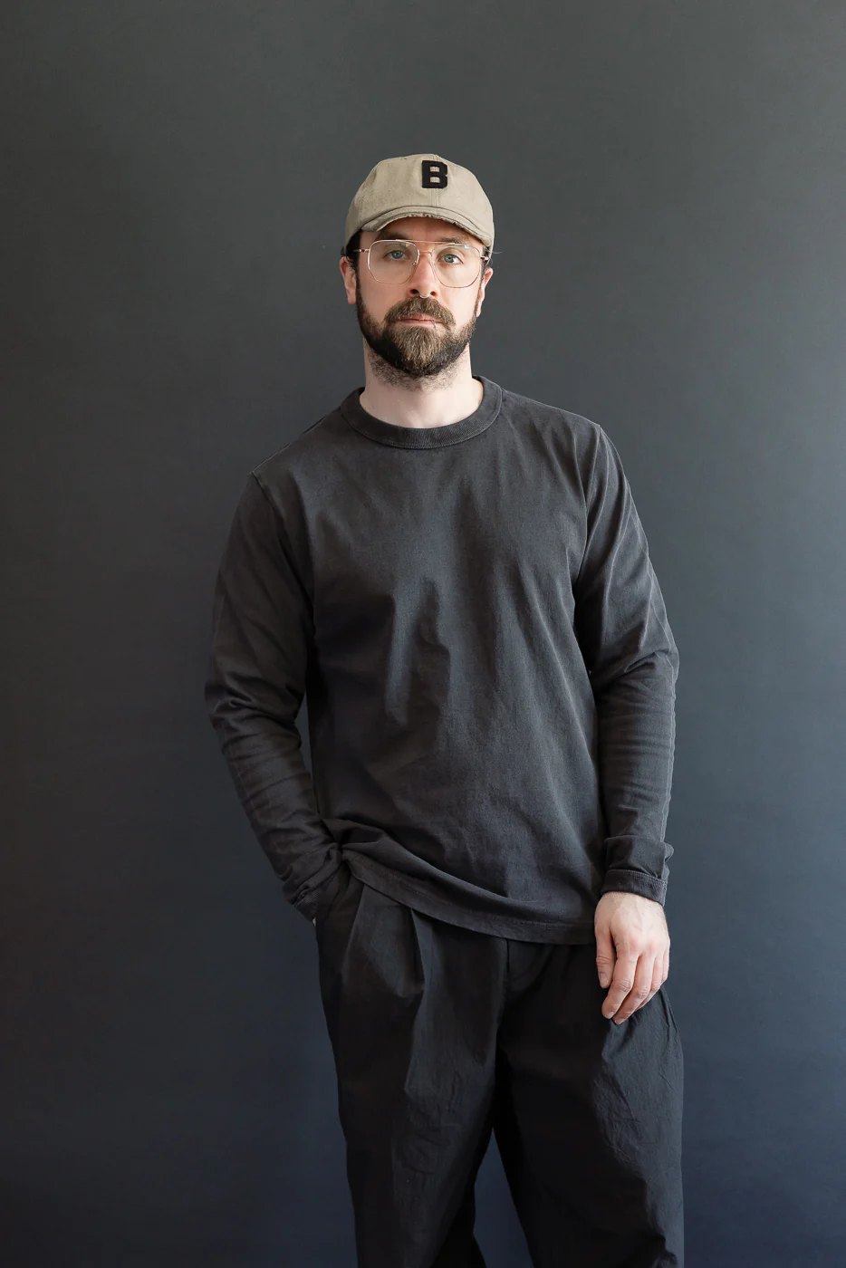 JM5530PD - Lead-Off Pigment Dyed LS T-Shirt - 207 Fade Black - Image 8