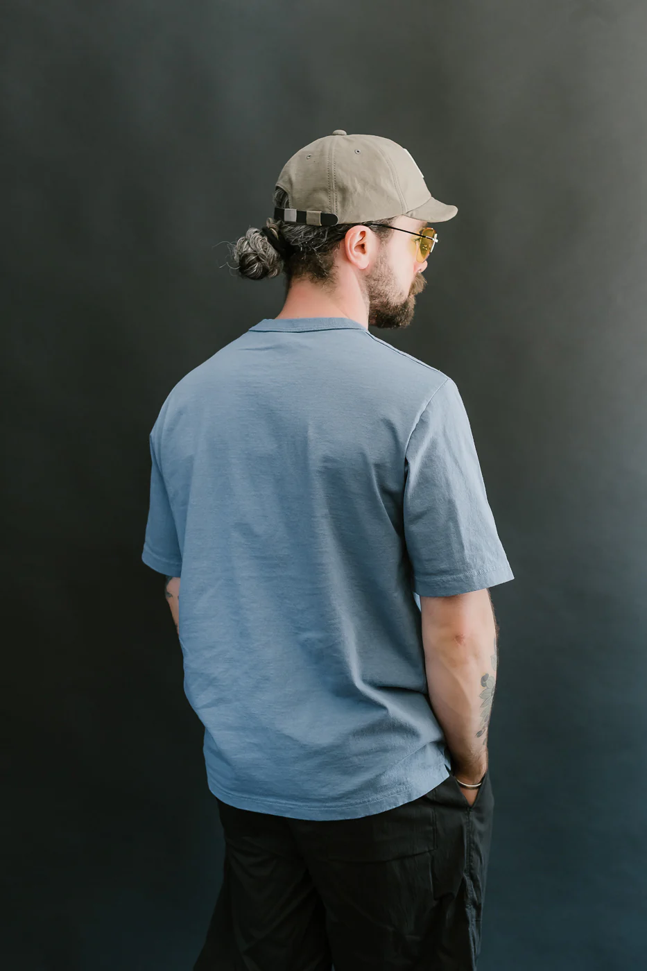JM5533 - Lead-Off T-Shirt - 412 Retro Saxe - Image 11