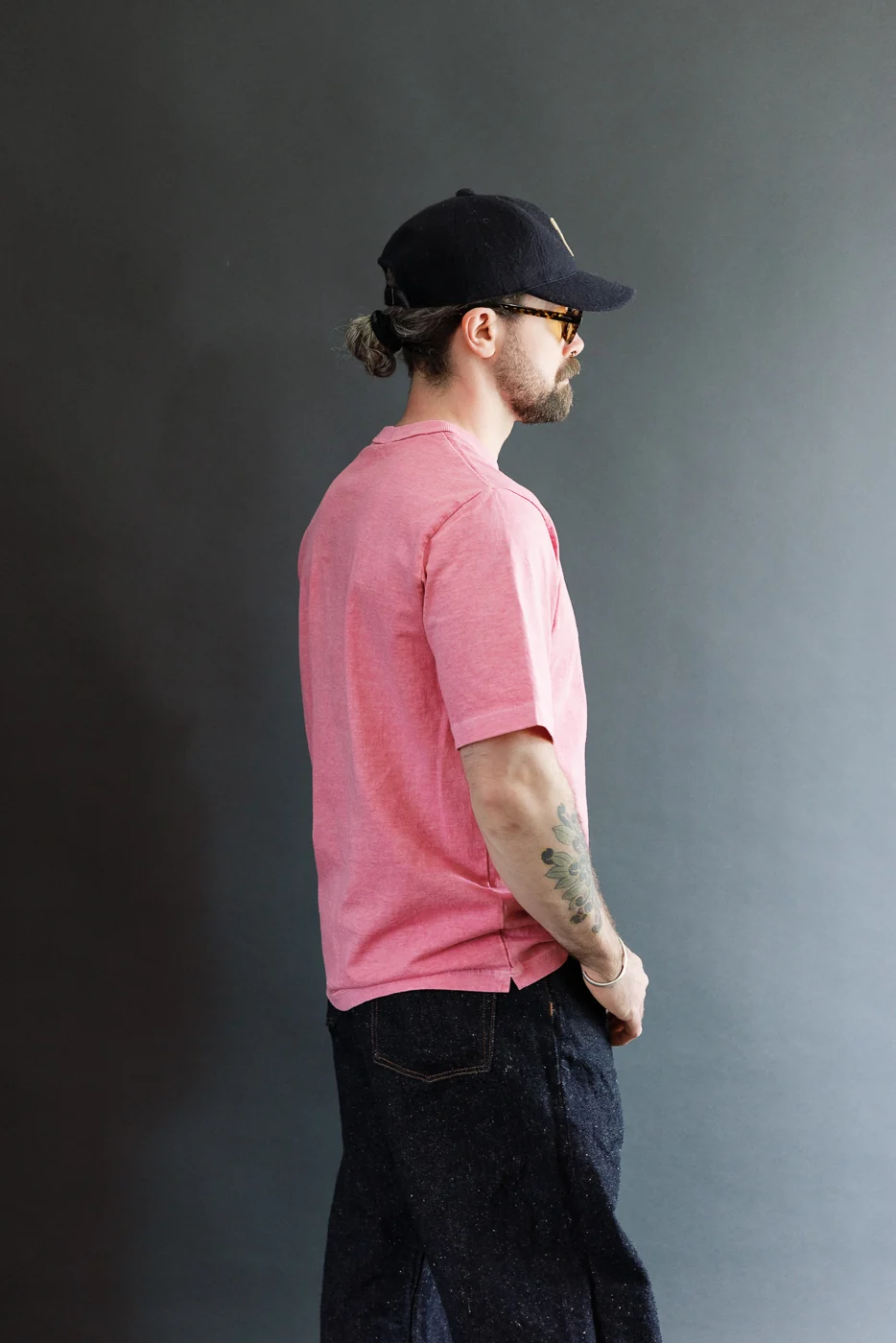 JM5533PD - Pigment-Dye Lead-Off T-Shirt - 468 Fade Rose - Image 11