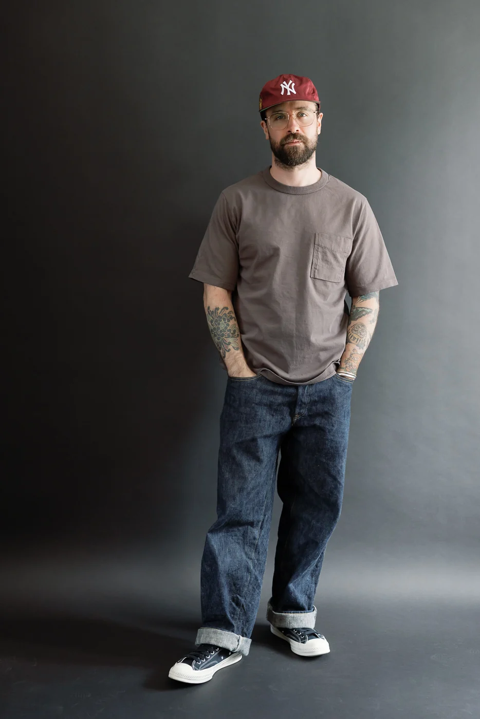 JM5534 - Pocket T-Shirt - 528 Old Glove x BD - Image 6