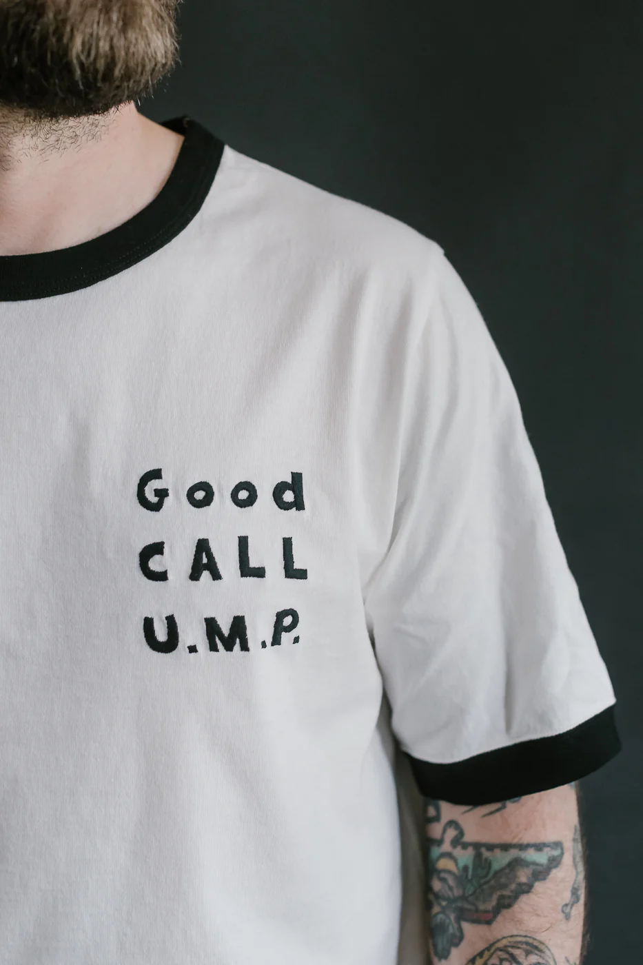 JM5538 - Rib GCU T-Shirt - 97 White, Black - Image 15