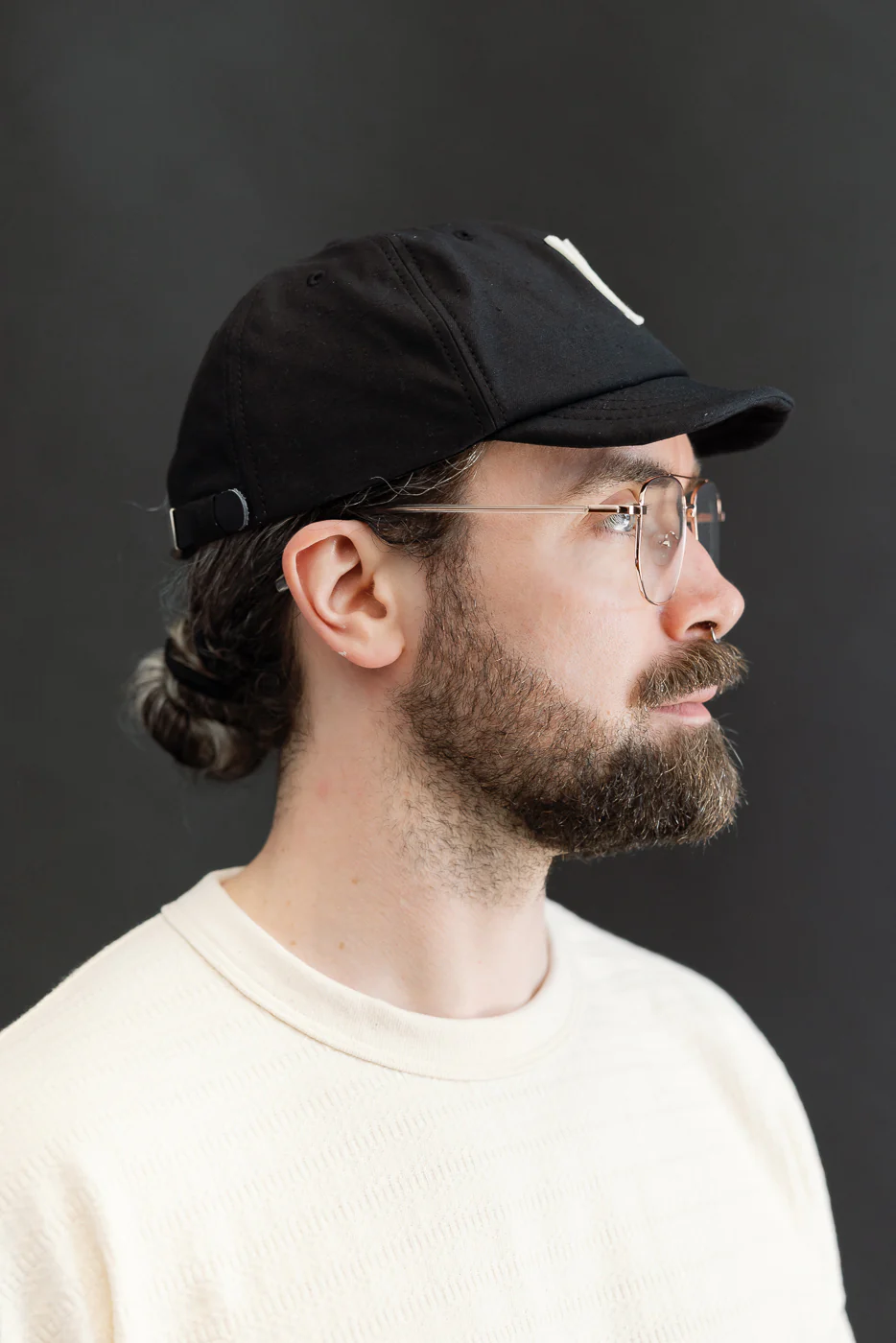 JM6553 - Back Nep BB Cap "K" - 07 Black - Image 8