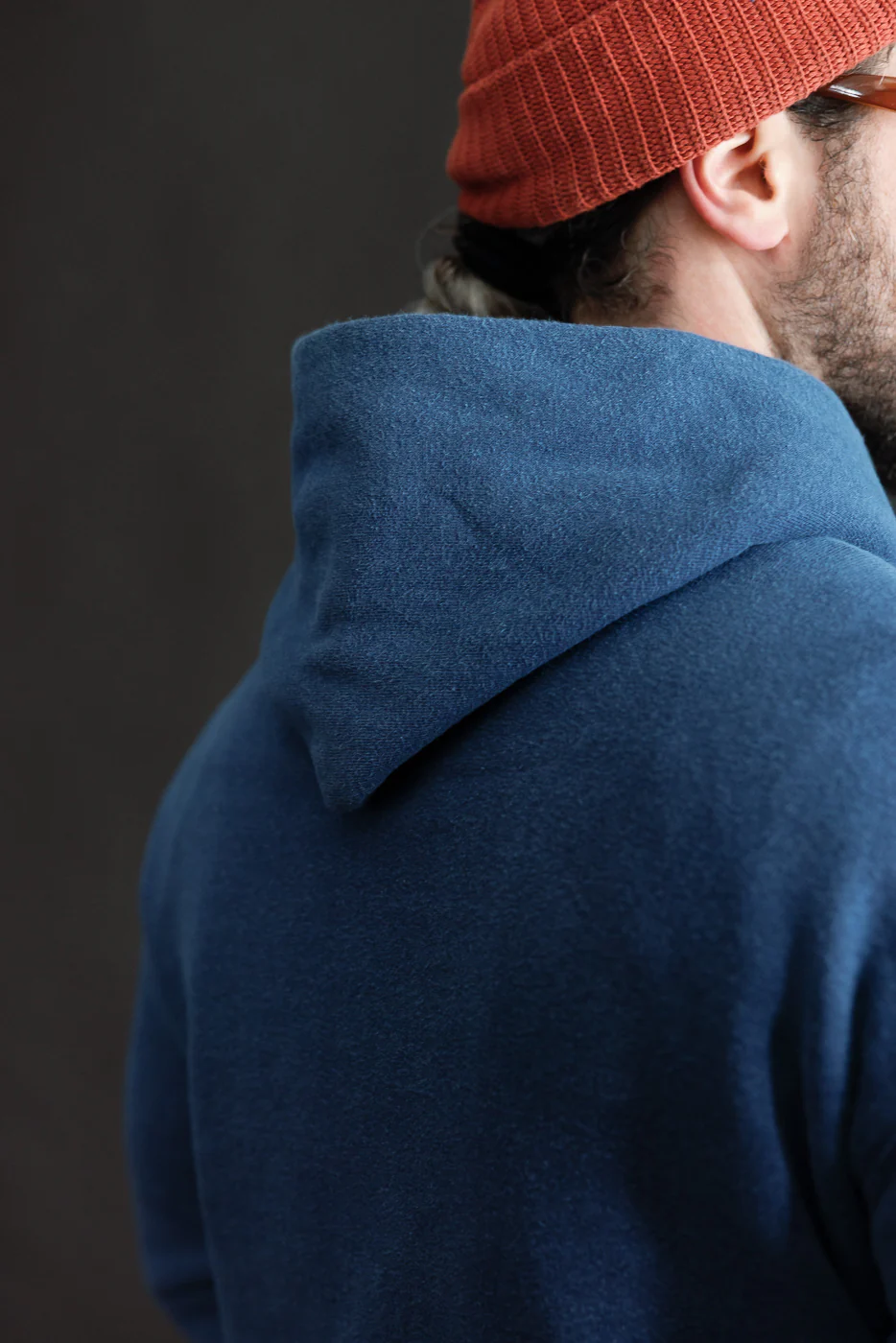 "Loop Wheel" Sweat Hoodie - Indigo Dyed - Image 20