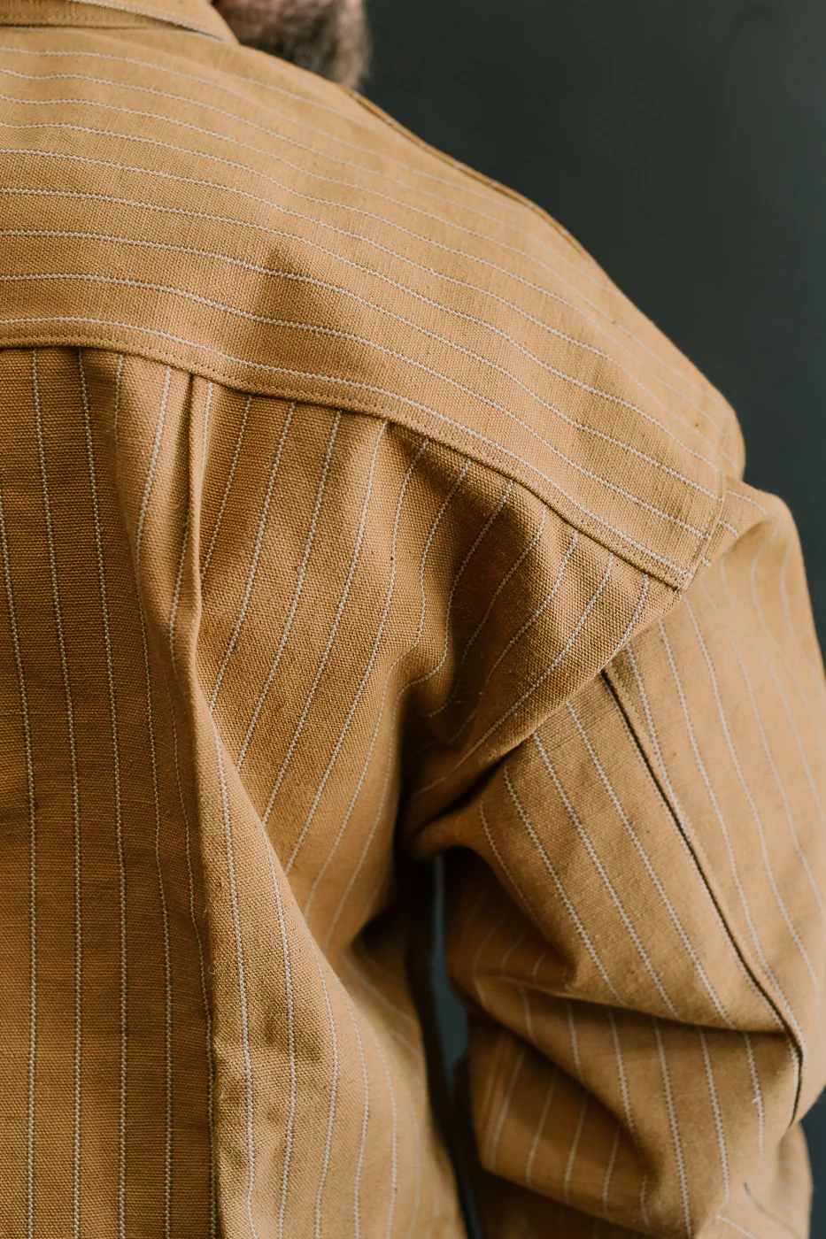 Lot 2214 - 1880 Greenbaum Heavy Leatherbound Brows Jacket  - Duck Stripe - Image 22