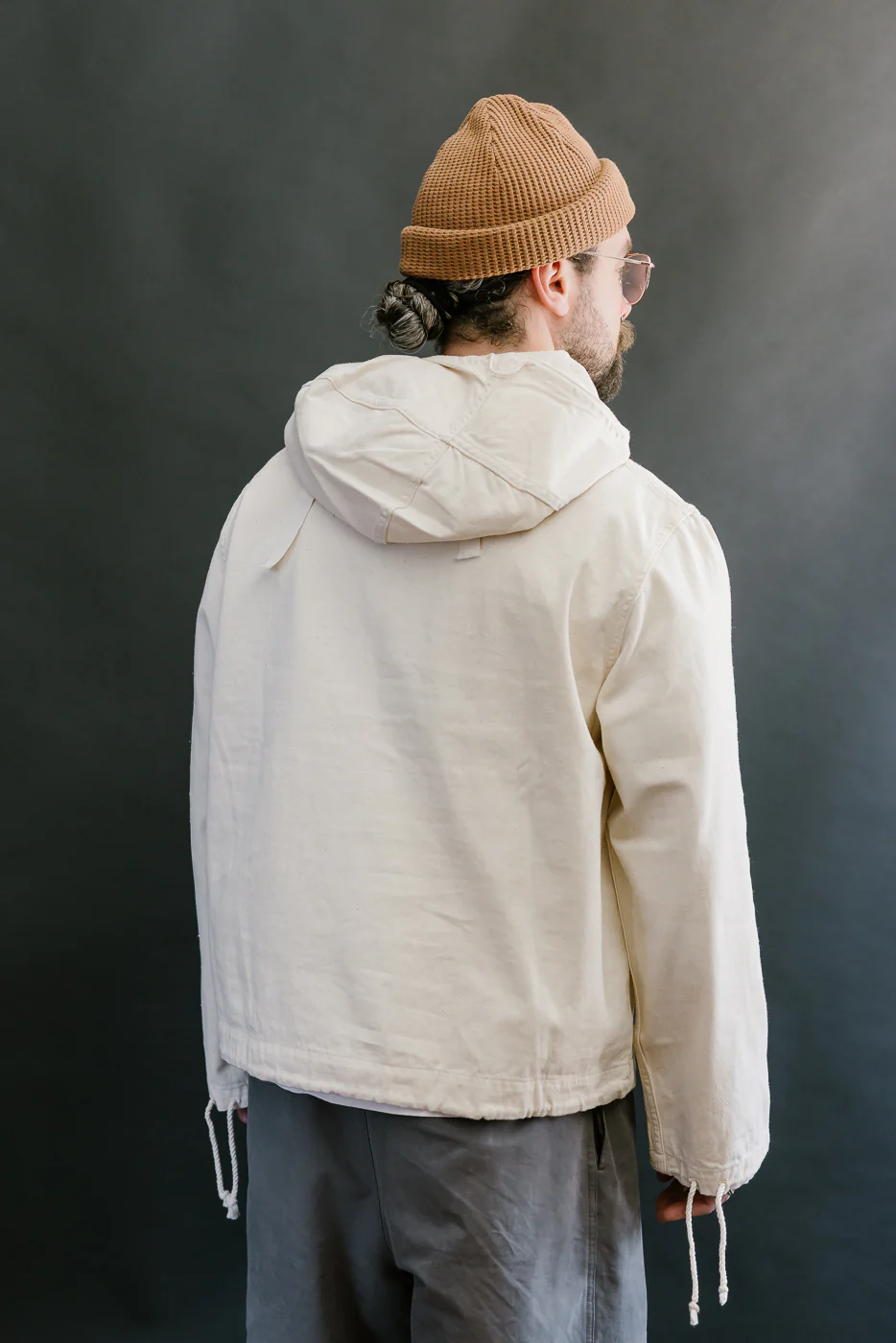 Lot 2225 - 1940's WWII Gunner Deck Smock  - Ecru - Image 13