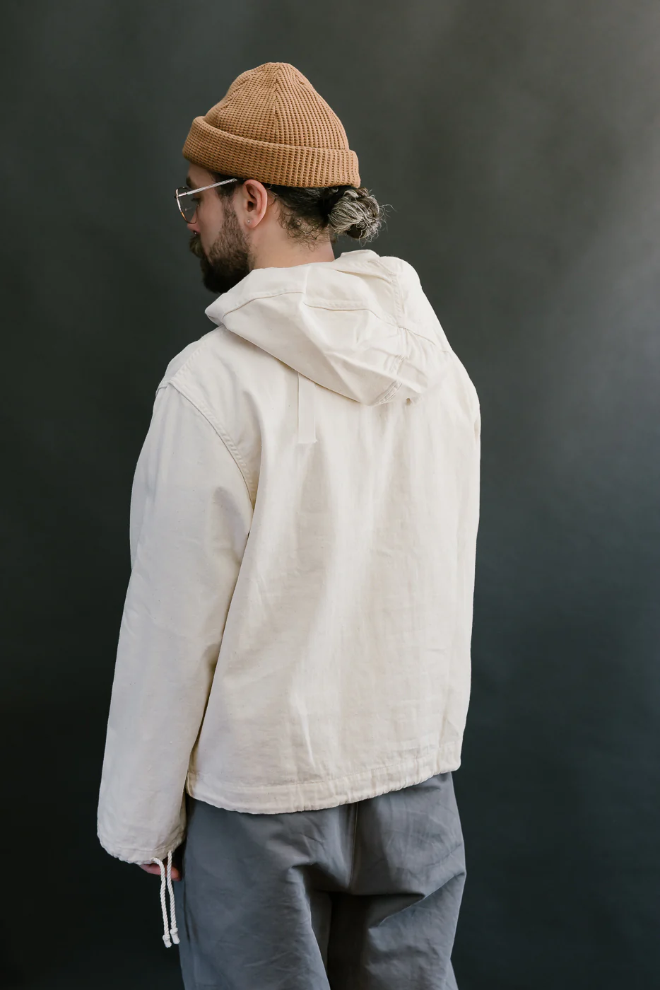 Lot 2225 - 1940's WWII Gunner Deck Smock  - Ecru - Image 14