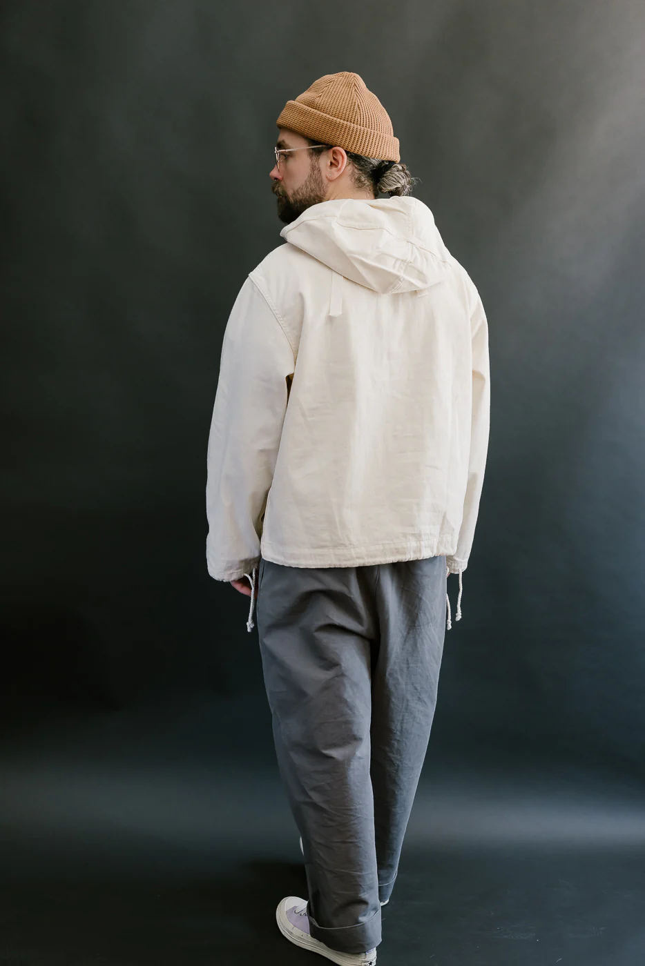 Lot 2225 - 1940's WWII Gunner Deck Smock  - Ecru - Image 9