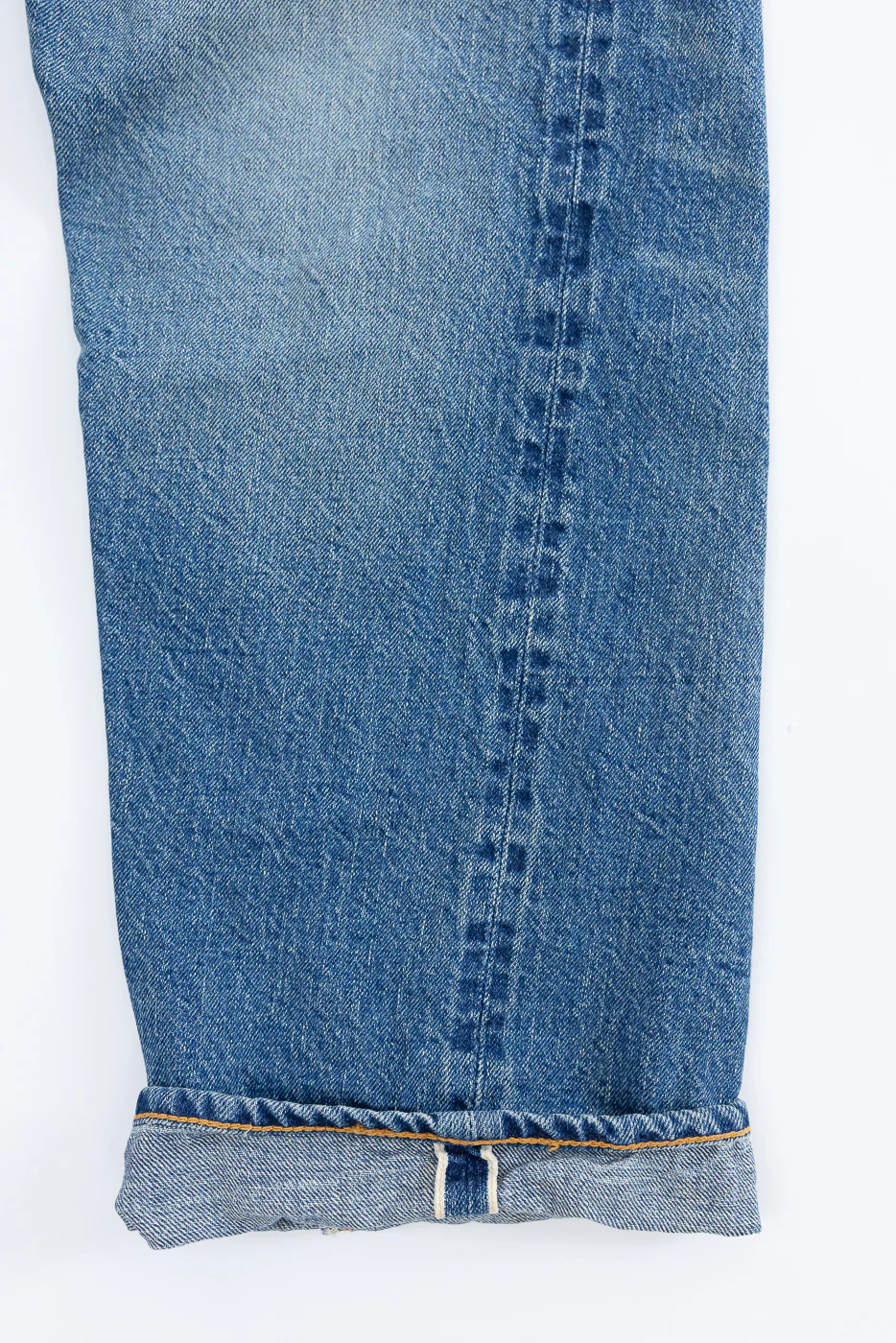 Lot 2nd-Hand 1105 - 12oz Used Washed Indigo Denim - Tapered Fit - Image 5