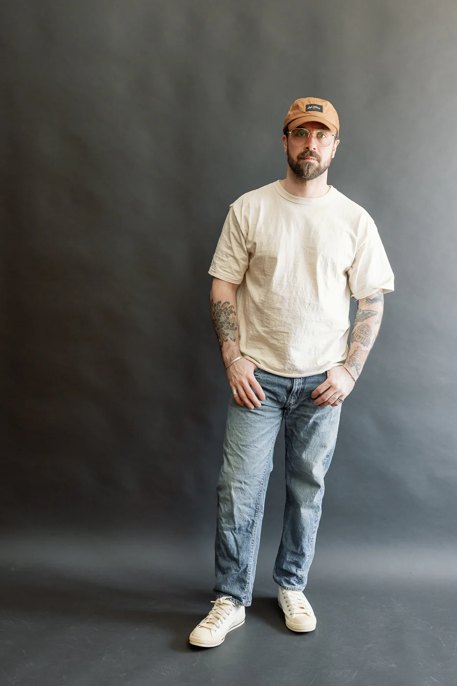 Lot 2nd-Hand 1105 - 12oz Used Washed Indigo Denim - Tapered Fit - Image 7