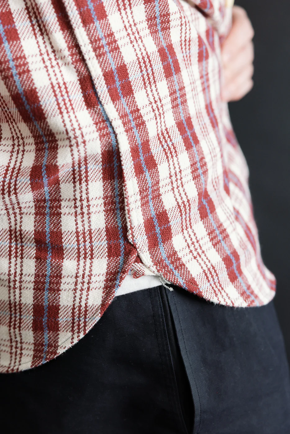 Lot 3104 - Flannel Shirt E Pattern - Maroon O/W - Image 21
