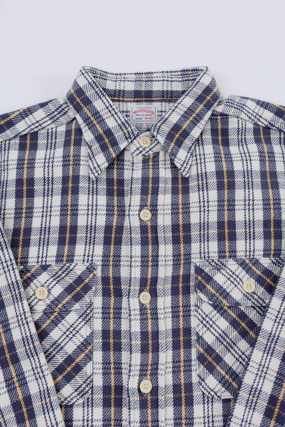 Lot 3104 - Flannel Shirt E Pattern - Navy O/W - Image 2