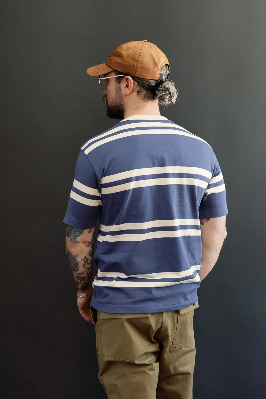 Lot 4113 - Stripe T-Shirt - Blue - Image 11