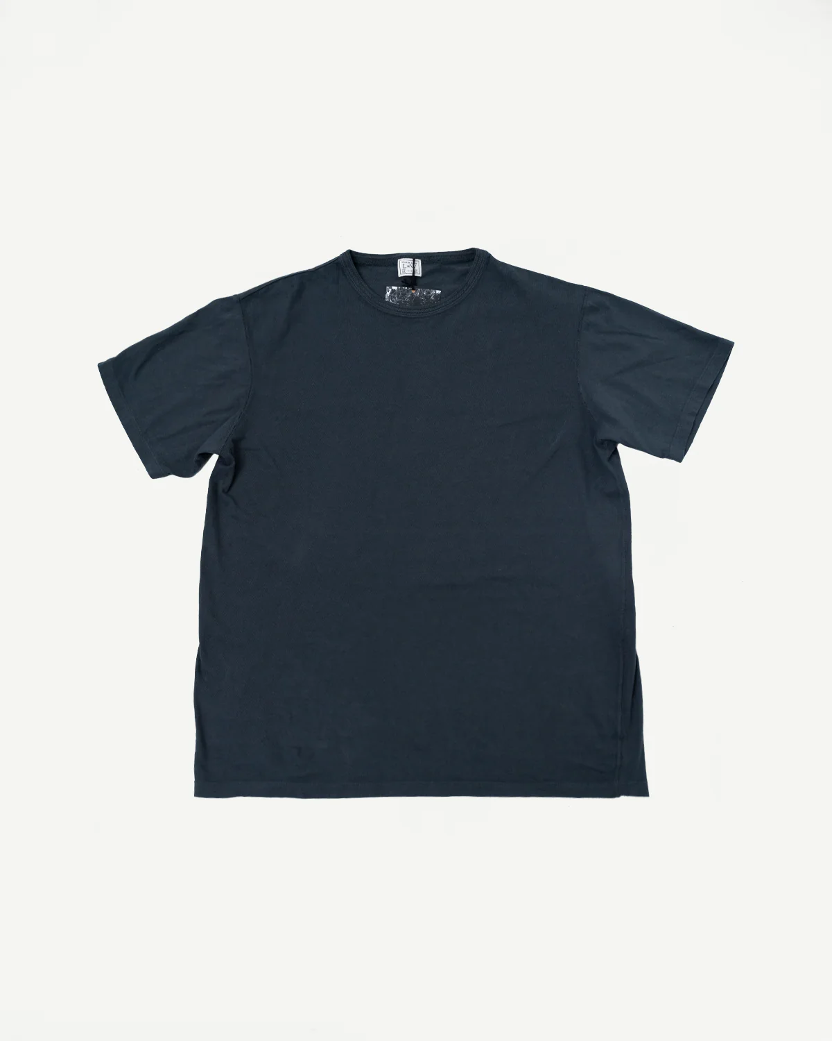 LRC1128 - Shoulder Taped S/S Crewneck Tee - Antique Black
