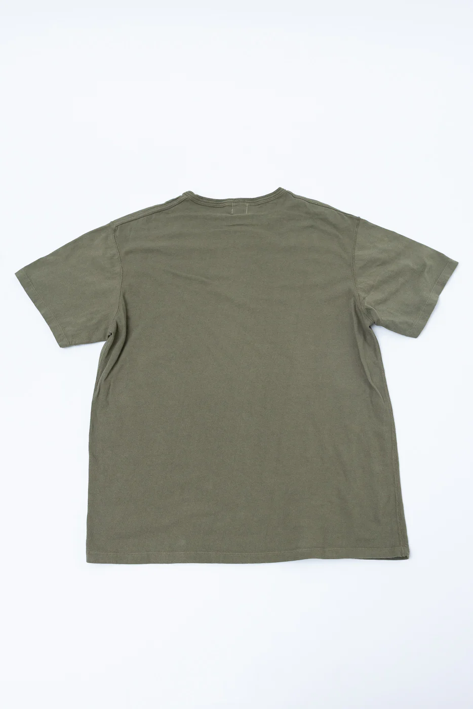 LRC1128 - Shoulder Taped S/S Crewneck Tee - Army Olive - Image 4