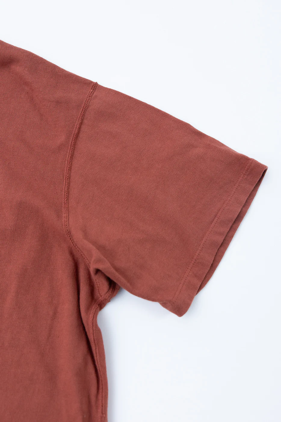 LRC1128 - Shoulder Taped S/S Crewneck Tee - Burgundy - Image 3