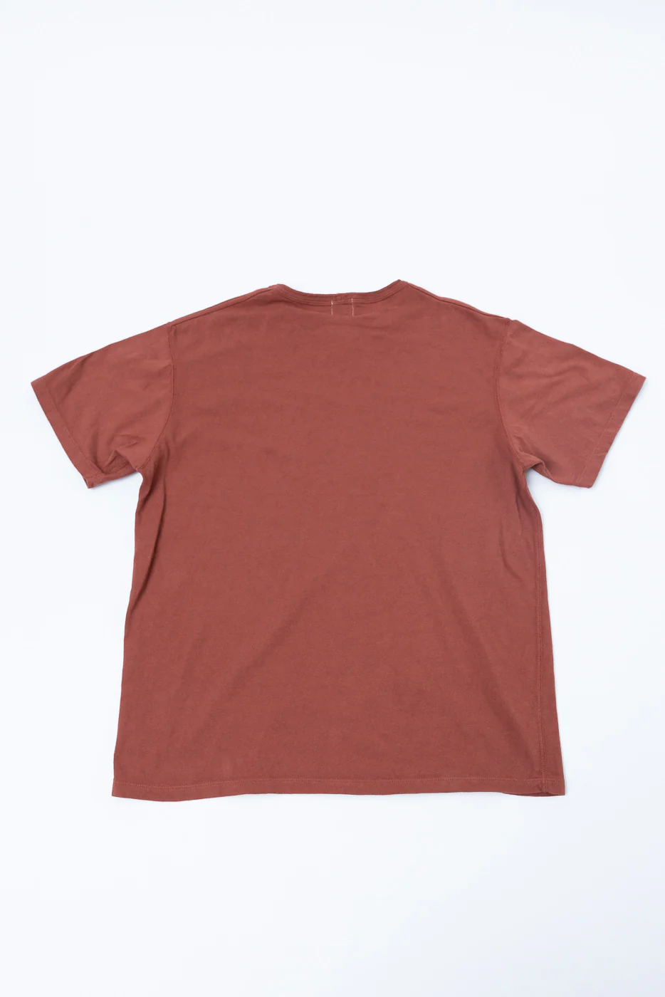 LRC1128 - Shoulder Taped S/S Crewneck Tee - Burgundy - Image 4