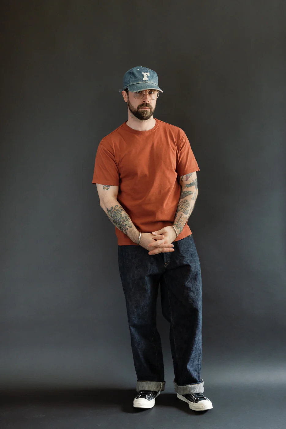 LRC1128 - Shoulder Taped S/S Crewneck Tee - Burgundy - Image 5