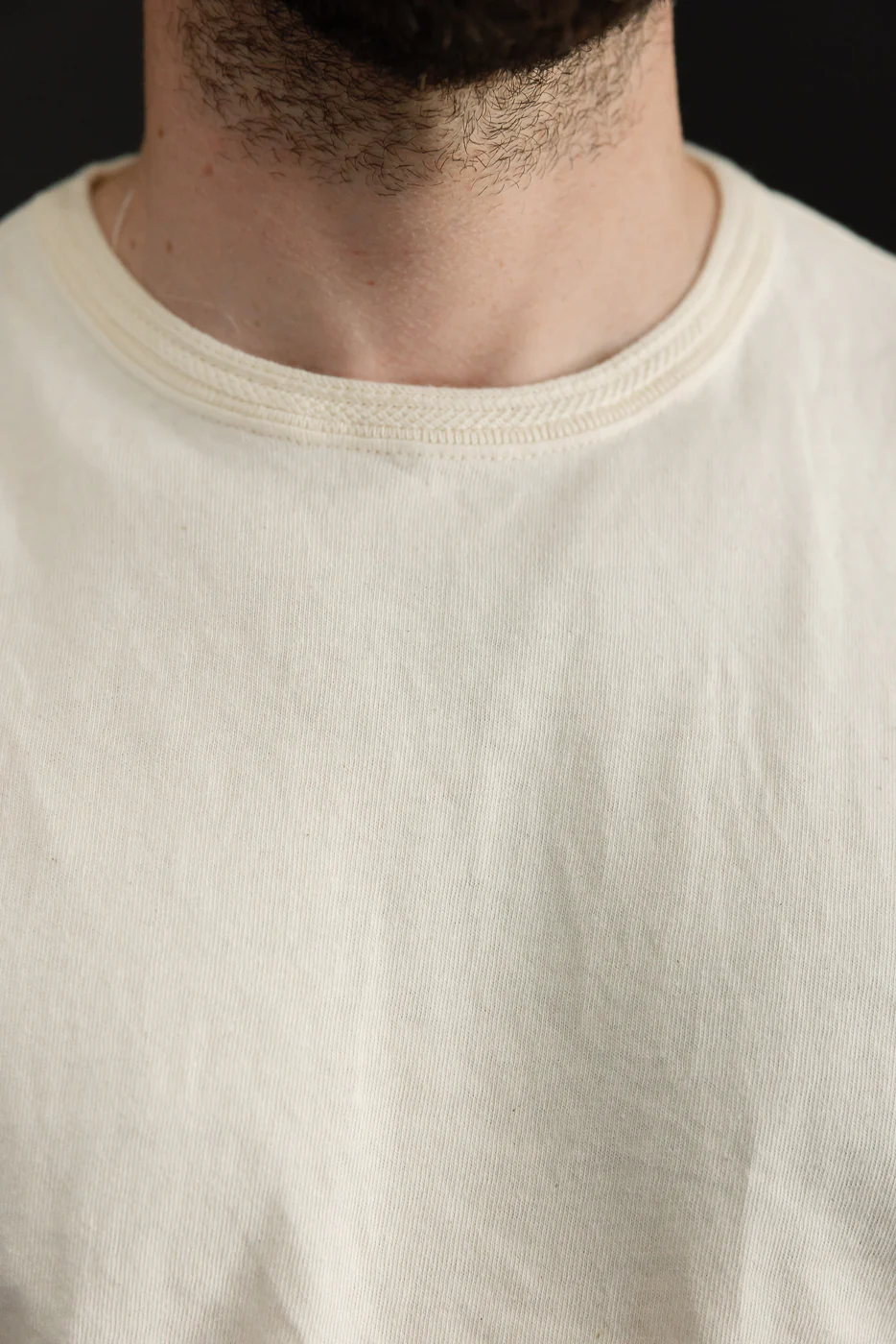 LRC1128 - Shoulder Taped S/S Crewneck Tee - Classic Ivory - Image 15