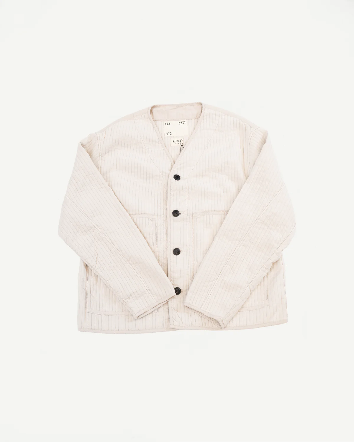 M-B-019 - Baseball Cardigan Armor Quilt Cotton - Shell