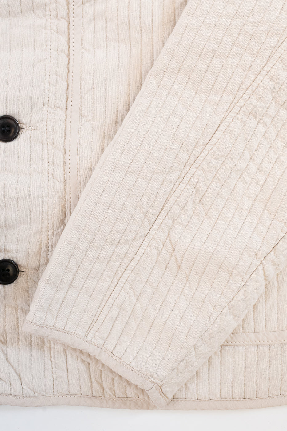 M-B-019 - Baseball Cardigan Armor Quilt Cotton - Shell - Image 4