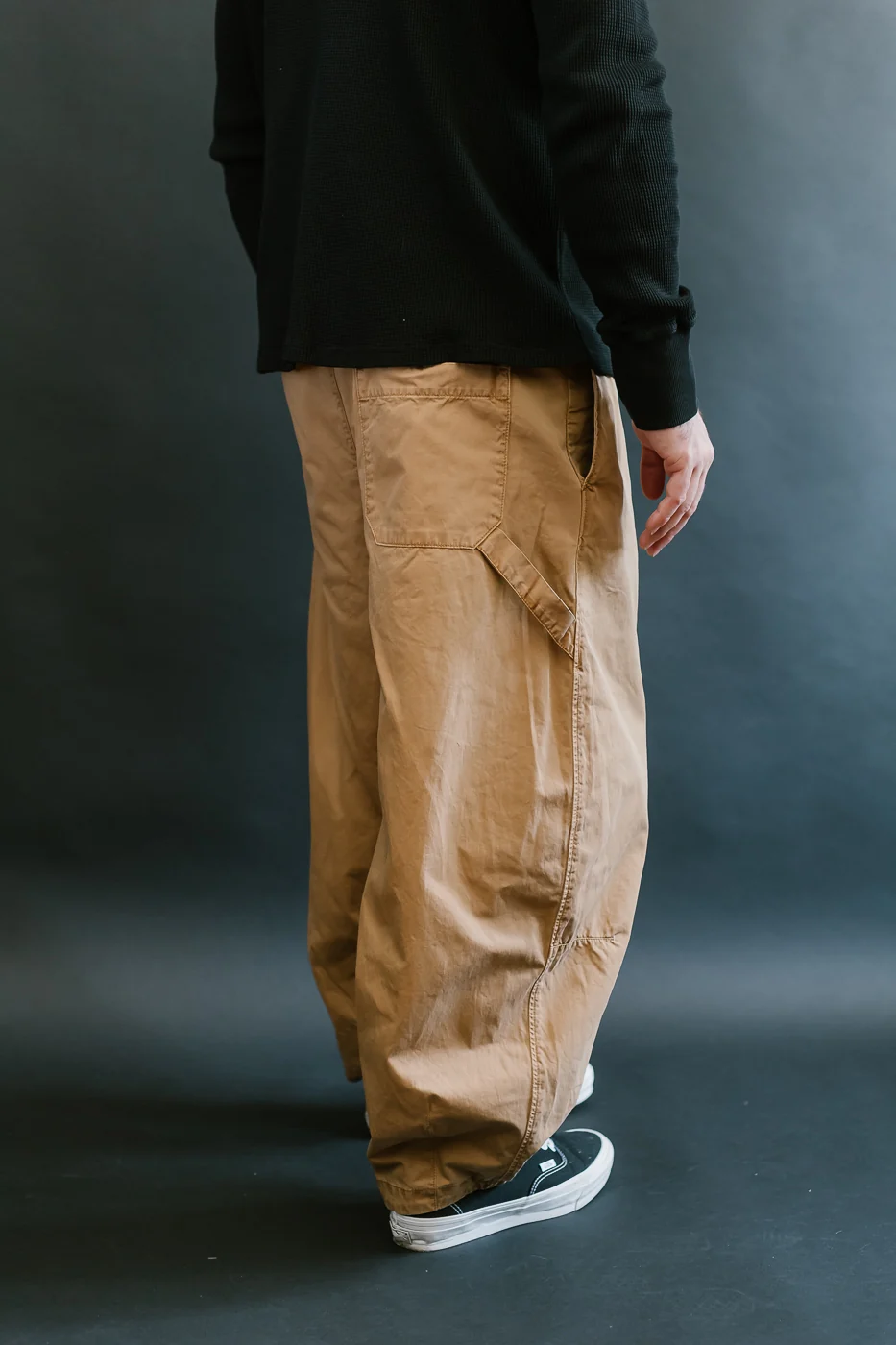 M-C-004 - Sultan Pants Fine Broken Twill - Almond - Image 12