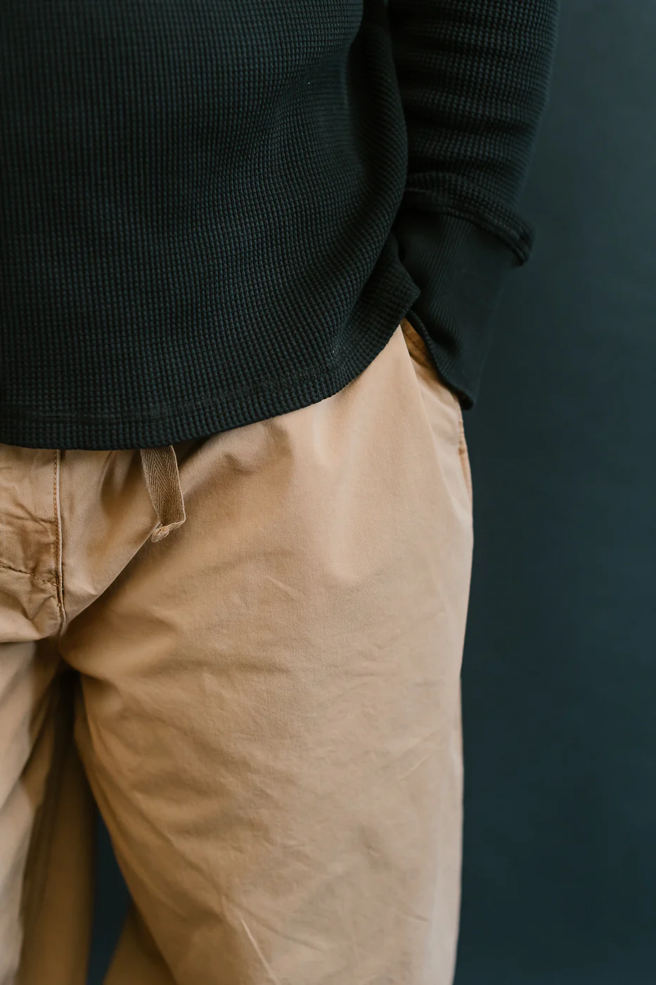 M-C-004 - Sultan Pants Fine Broken Twill - Almond - Image 17