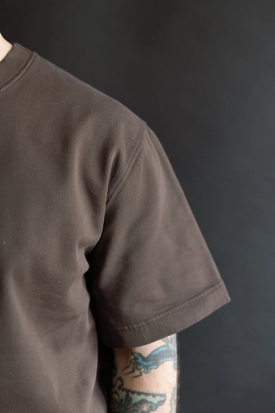 M-J-009 - Power T Twill Jersey - Coffee Brown - Image 16